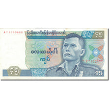 Geldschein, Burma, 45 Kyats, Undated (1987), KM:64, UNZ