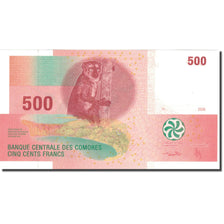 Banknote, Comoros, 500 Francs, 2006, 2006, KM:15, UNC(65-70)