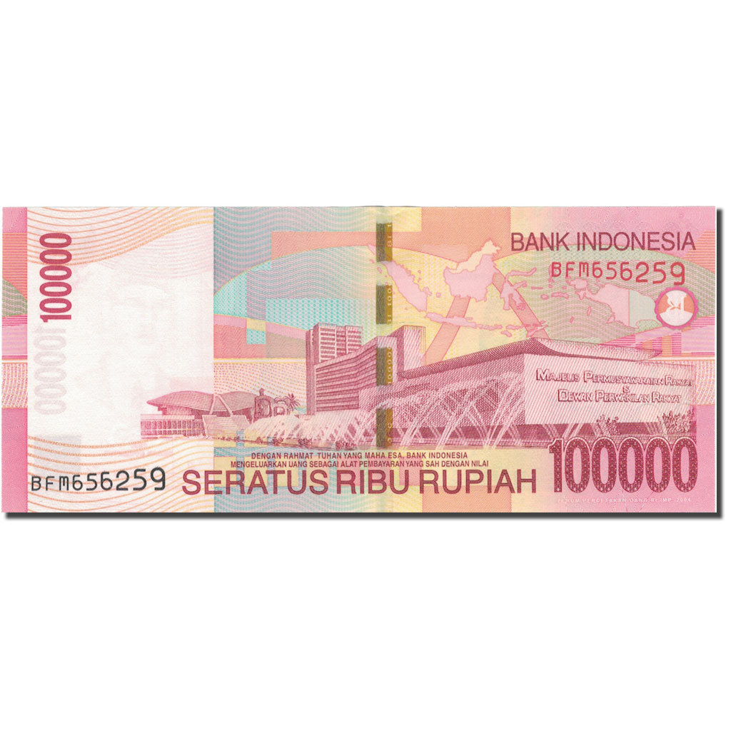 Billete, 100,000 Rupiah, 2009, Indonesia, 2009, KM:146e, UNC