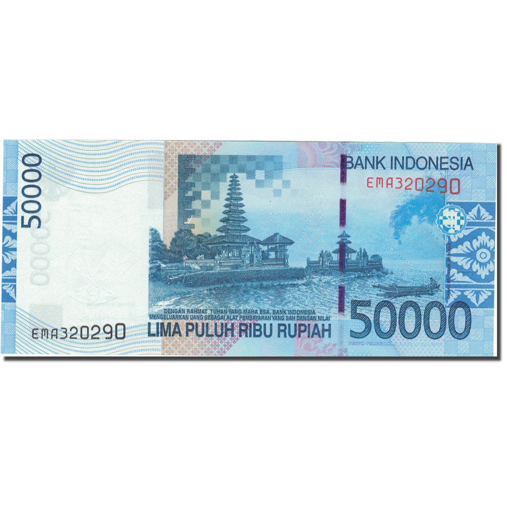 Banknote, Indonesia, 50,000 Rupiah, 2009, 2009, KM:145b, UNC(65-70)