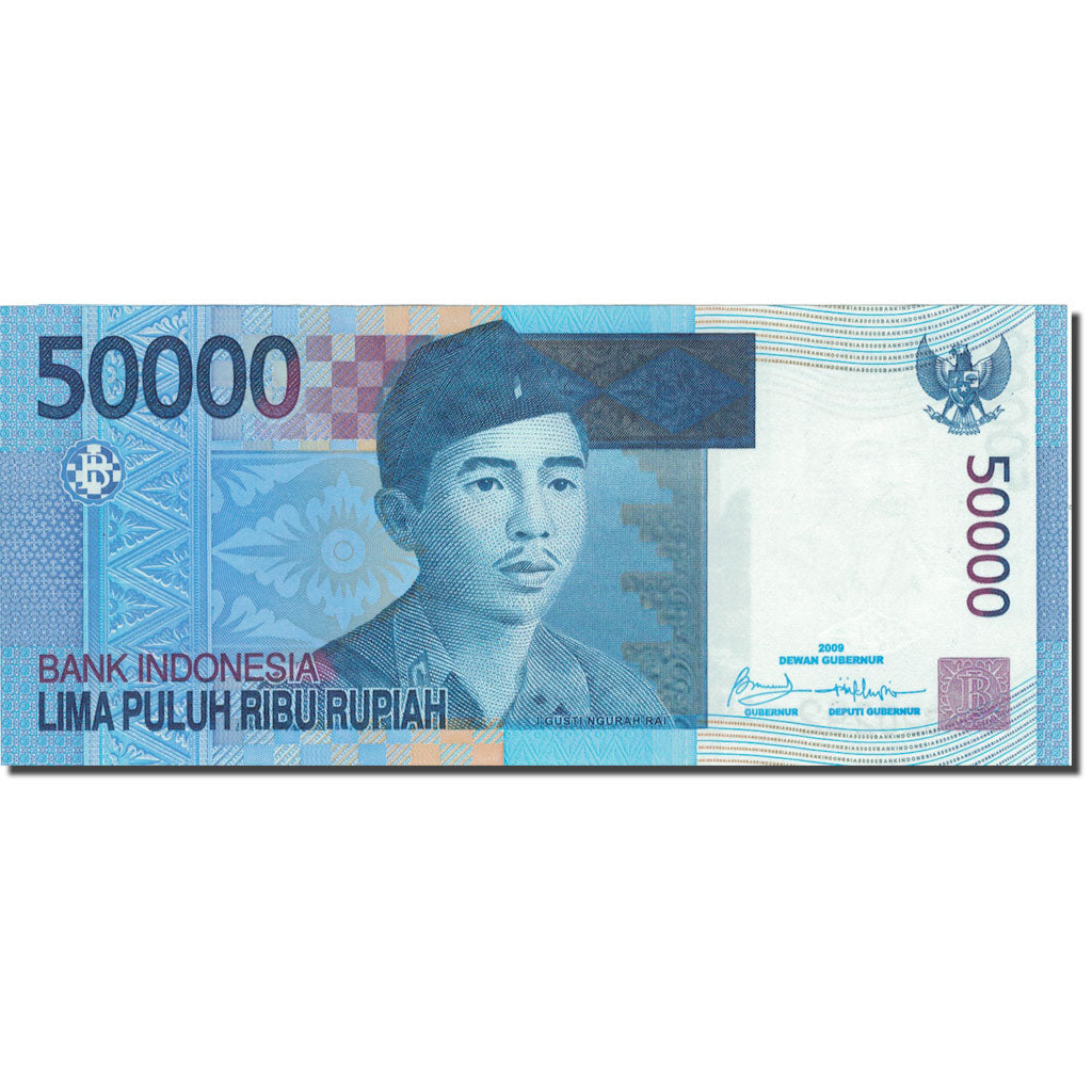 Banknote, Indonesia, 50,000 Rupiah, 2009, 2009, KM:145b, UNC(65-70)