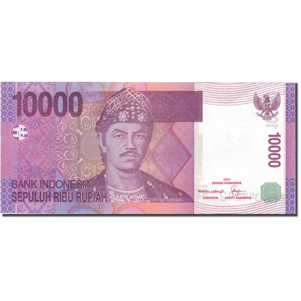Banknote, Indonesia, 10,000 Rupiah, 2005, 2005, KM:143d, UNC(65-70)