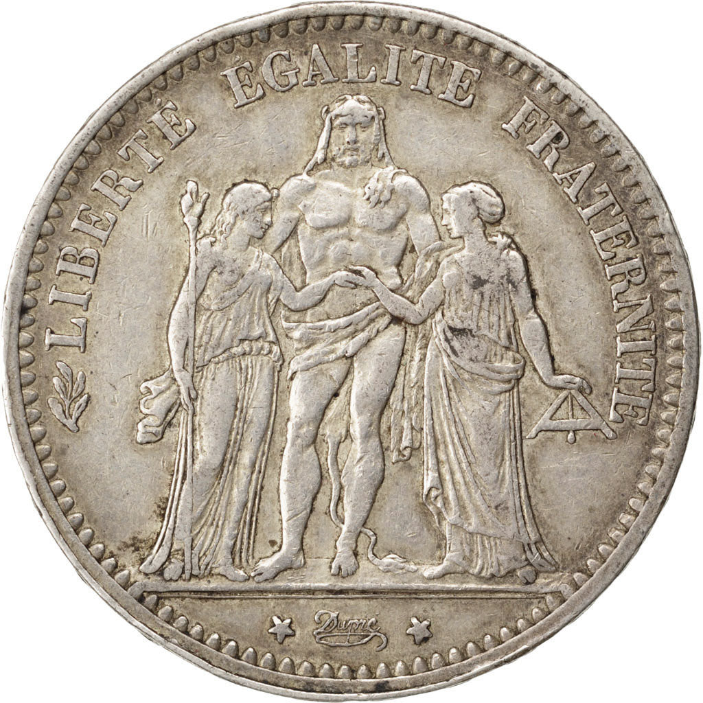 Monnaie, France, Hercule, 5 Francs, 1874, Bordeaux, TTB, Argent, Gadoury:745a