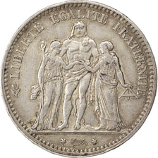 Monnaie, France, Hercule, 5 Francs, 1874, Bordeaux, TTB, Argent, Gadoury:745a
