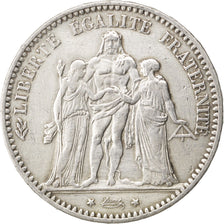 Coin, France, Hercule, 5 Francs, 1874, Bordeaux, EF(40-45), Silver, KM:820.2