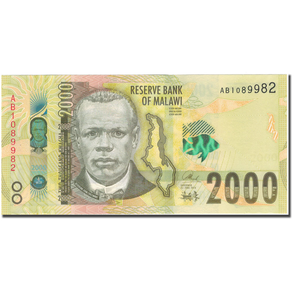 Billet, Malawi, 1000 Kwacha, 2016, 2016-01-01, NEUF