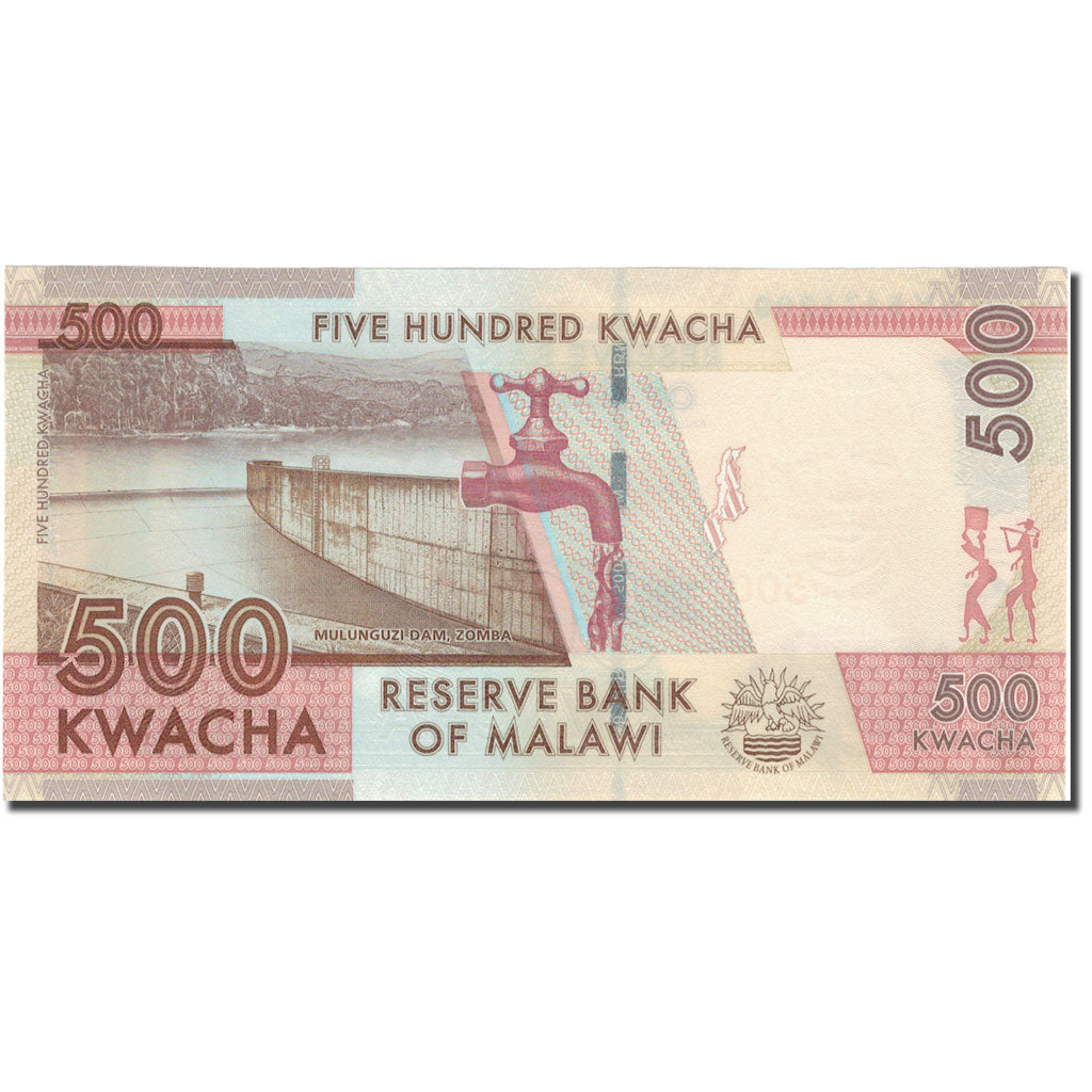 Banknote, Malawi, 500 Kwacha, 2014, 2014-01-01, UNC(65-70)