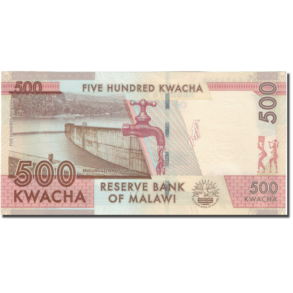 Banknote, Malawi, 500 Kwacha, 2014, 2014-01-01, UNC(65-70)