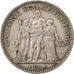 Moneta, Francja, Hercule, 5 Francs, 1875, Paris, VF(30-35), Srebro, KM:820.1