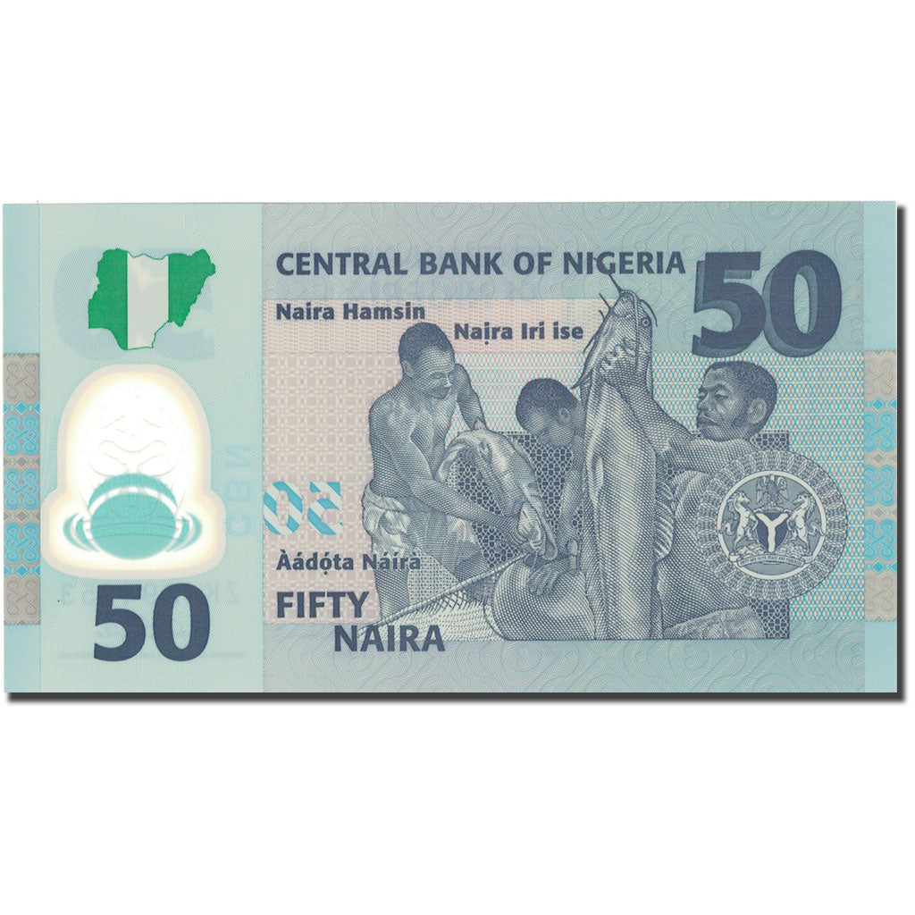 Geldschein, Nigeria, 50 Naira, 2009, 2009, KM:40a, UNZ