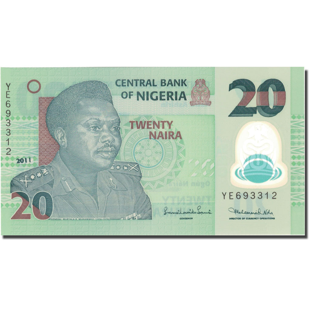 Banconote, Nigeria, 20 Naira, 2011, 2011, KM:34g, FDS