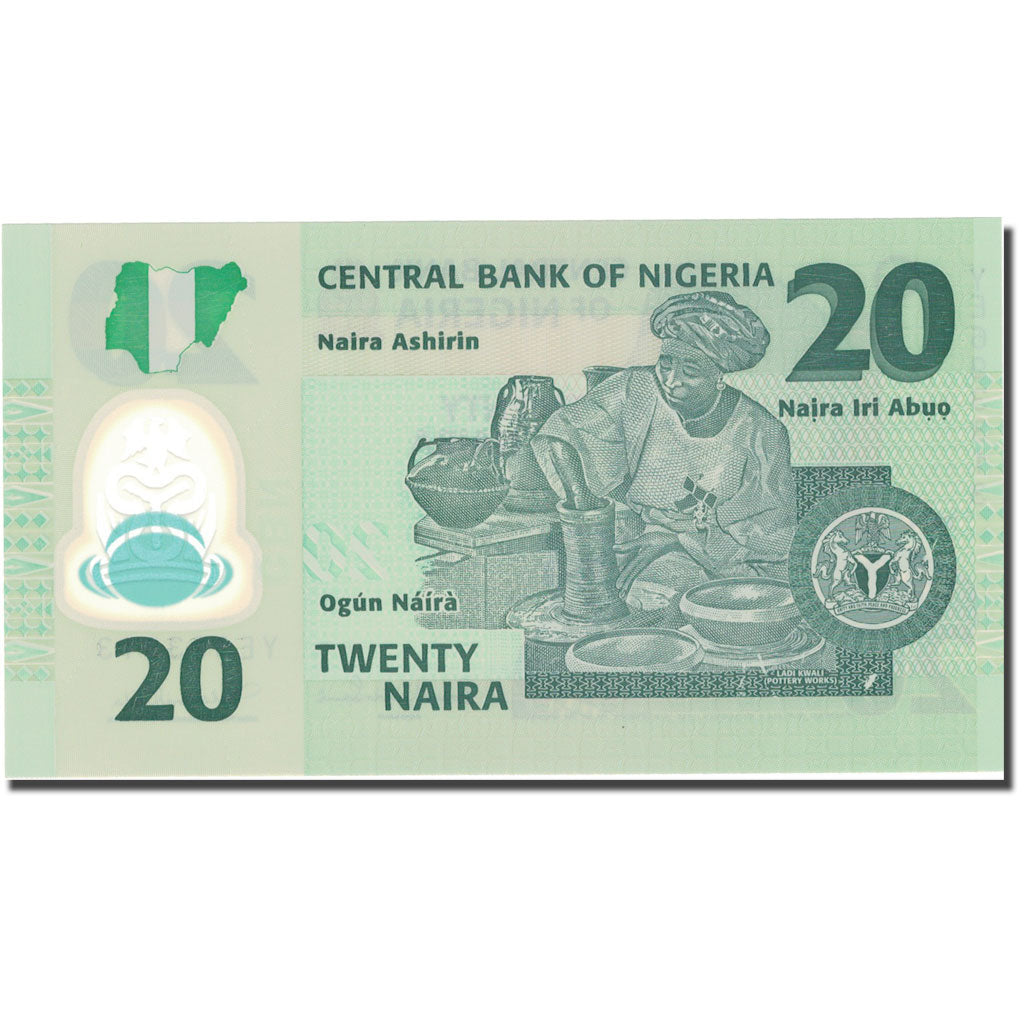 Billet, Nigéria, 20 Naira, 2011, 2011, KM:34g, NEUF