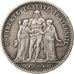 Moneta, Francia, Hercule, 5 Francs, 1875, Bordeaux, MB+, Argento, KM:820.2
