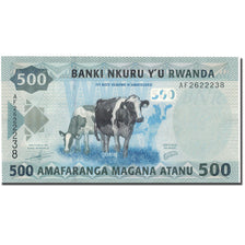 Geldschein, Ruanda, 500 Francs, 2013, 2013-01-01, UNZ