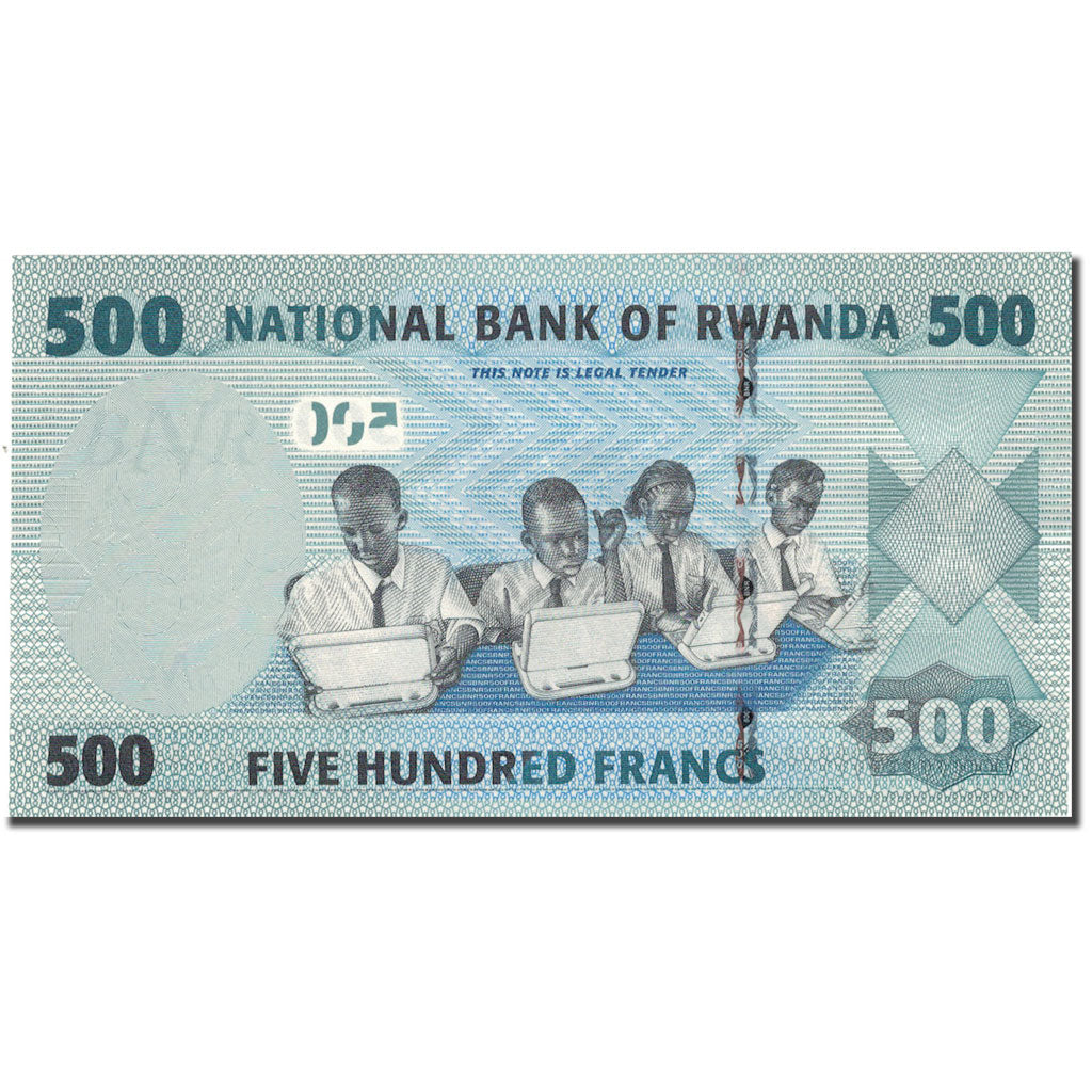 Geldschein, Ruanda, 500 Francs, 2013, 2013-01-01, UNZ