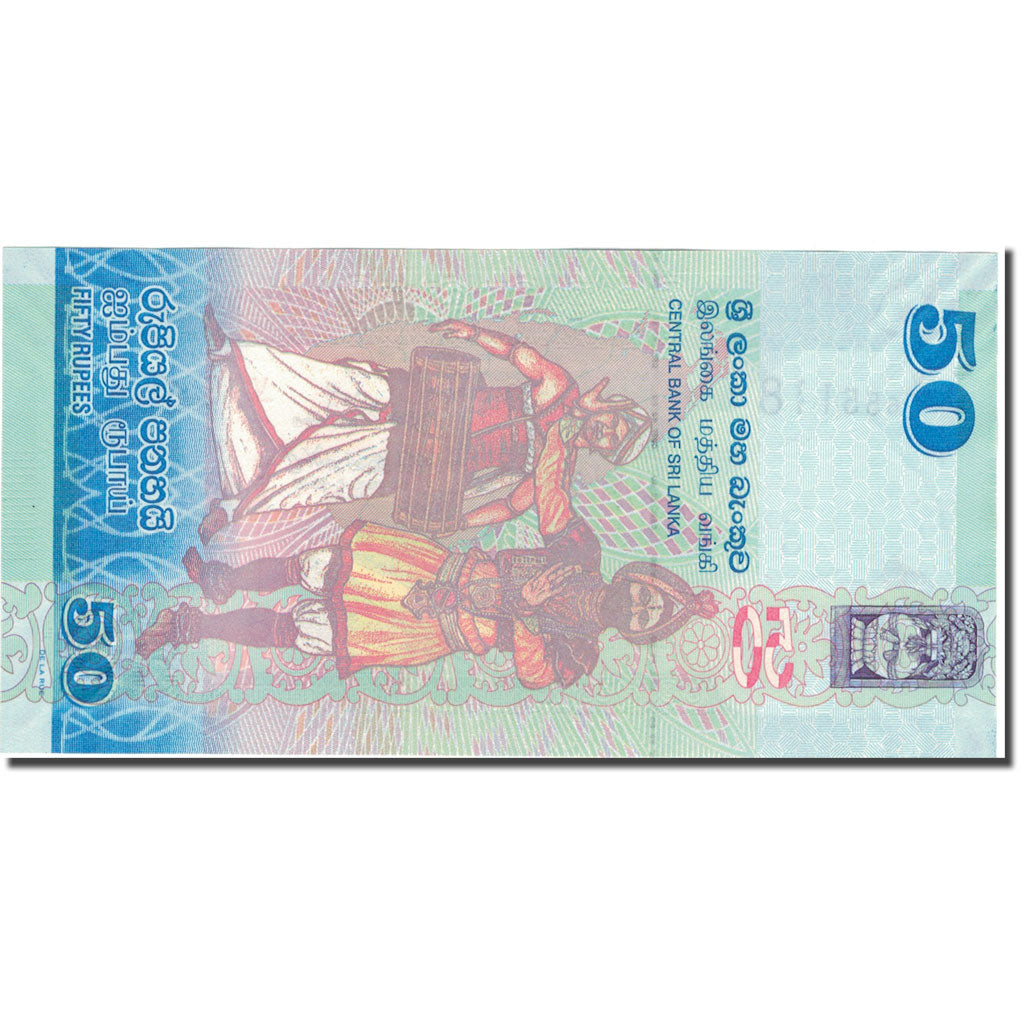 Banknote, Sri Lanka, 50 Rupees, 2010, 2010-01-01, KM:124b, UNC(65-70)