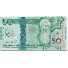 Geldschein, Turkmenistan, 50 Manat, 2017, 2017, UNZ