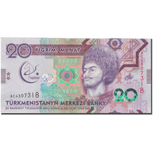 Banknote, Turkmenistan, 20 Manat, 2017, 2017, UNC(65-70)