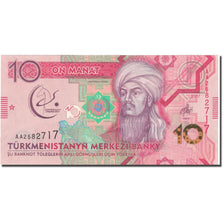 Banconote, Turkmenistan, 10 Manat, 2017, 2017, FDS