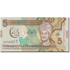 Geldschein, Turkmenistan, 5 Manat, 2017, 2017, UNZ