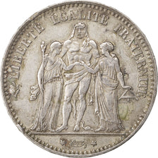 FRANCE, Hercule, 5 Francs, 1876, Bordeaux, KM #820.2, VF(30-35), Silver,...