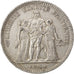 Moneda, Francia, Hercule, 5 Francs, 1876, Bordeaux, MBC, Plata, KM:820.2