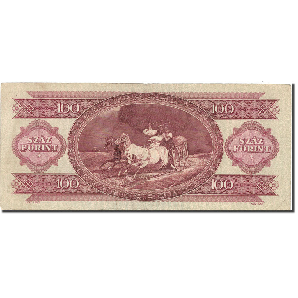 Banknot, Węgry, 100 Forint, 1989, 1989-01-30, KM:171h, VF(30-35)
