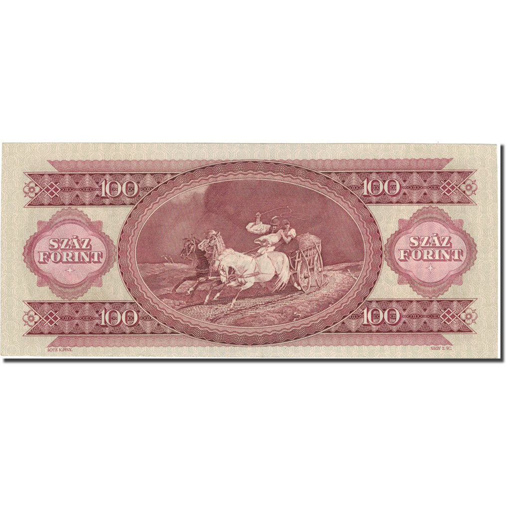 Banknote, Hungary, 100 Forint, 1980, 1980-09-30, KM:171f, AU(50-53)