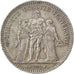 Moneta, Francia, Hercule, 5 Francs, 1877, Paris, BB, Argento, KM:820.1