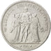 FRANCE, Hercule, 5 Francs, 1877, Bordeaux, KM #820.2, VF(20-25), Silver,...