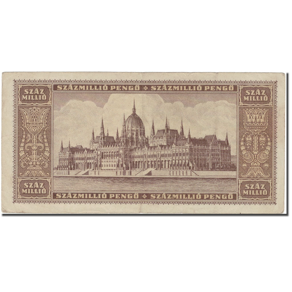 Geldschein, Ungarn, 100,000,000 Pengö, 1946, 1946-03-18, KM:124, S+