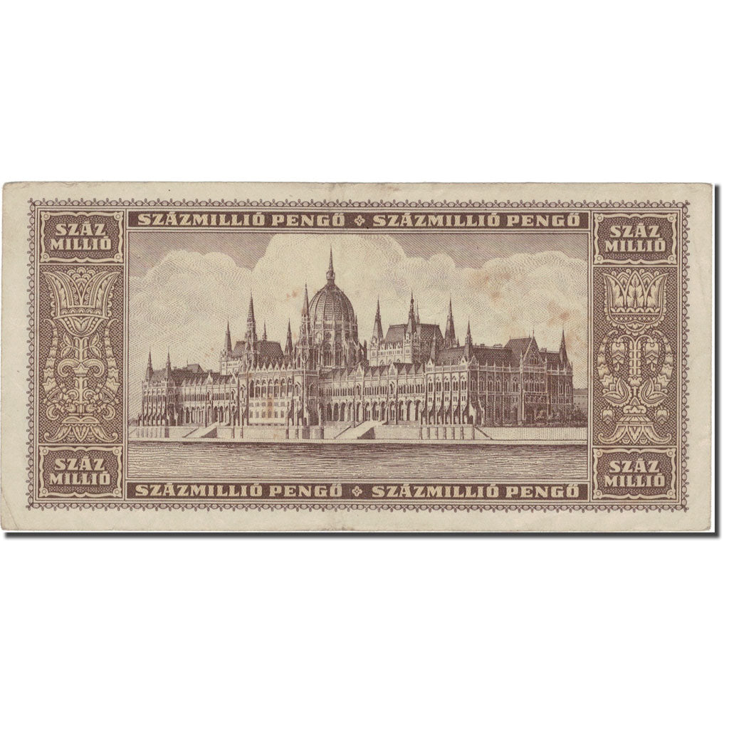 Banknote, Hungary, 100,000,000 Pengö, 1946, 1946-03-18, KM:124, VF(30-35)