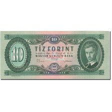 Banknote, Hungary, 10 Forint, 1969, 1969-06-30, KM:168d, AU(50-53)