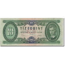 Banknote, Hungary, 10 Forint, 1969, 1969-06-30, KM:168d, AU(50-53)