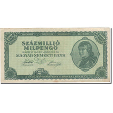 Banknot, Węgry, 100,000,000 Pengö, 1946, 1946-06-03, KM:124, VF(30-35)