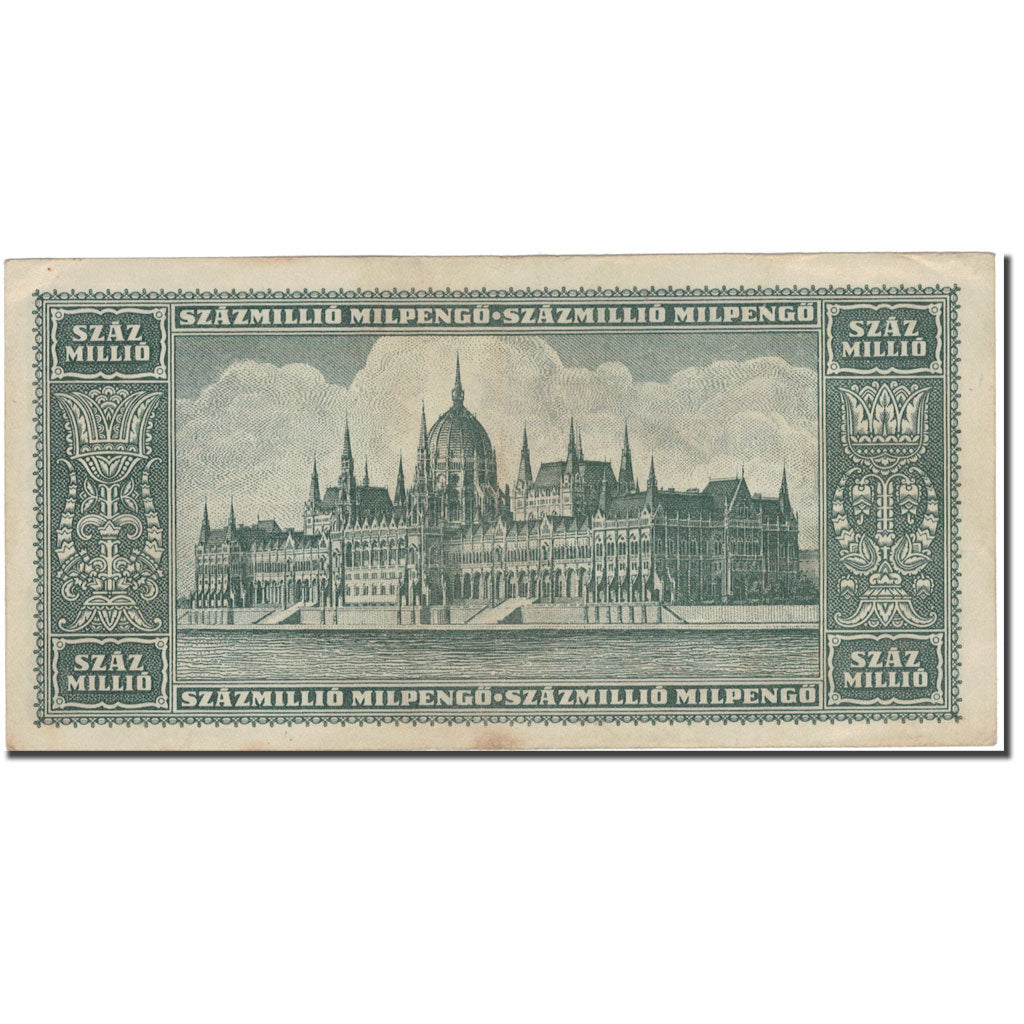 Banknote, Hungary, 100,000,000 Pengö, 1946, 1946-06-03, KM:124, VF(30-35)