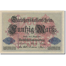 Banknote, Germany, 50 Mark, 1914, 1914-08-05, KM:49b, UNC(63)