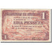 Banknote, Spain, SABADELL, 1 Peseta, Eglise, 1937, 1937, EF(40-45)