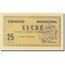 Biljet, Spanje, 25 Centimos, Blason, 1937, 1937, NIEUW