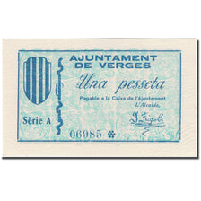 Banconote, Spagna, 1 Peseta, Ville, 1937, 1937, SPL+
