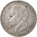 Francia, Napoleon III, Napoléon III, 5 Francs, 1867, Paris, BB, Argento, KM:...