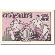 Geldschein, Spanien, 25 Centimes, métier, 1937, 1937, UNZ