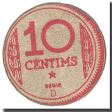 Banknote, Spain, MANRESA, 10 Centimes, valeur faciale, 1937, 1937, AU(50-53)