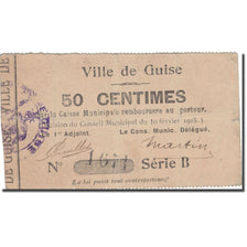 France, GUISE, 50 Centimes, 1915, EF(40-45), Pirot:02-1106
