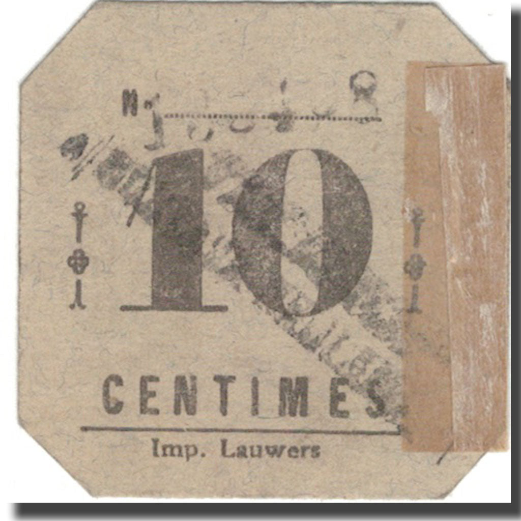 Francia, MOUVAUX, 10 Centimes, BB, Pirot:59-3092