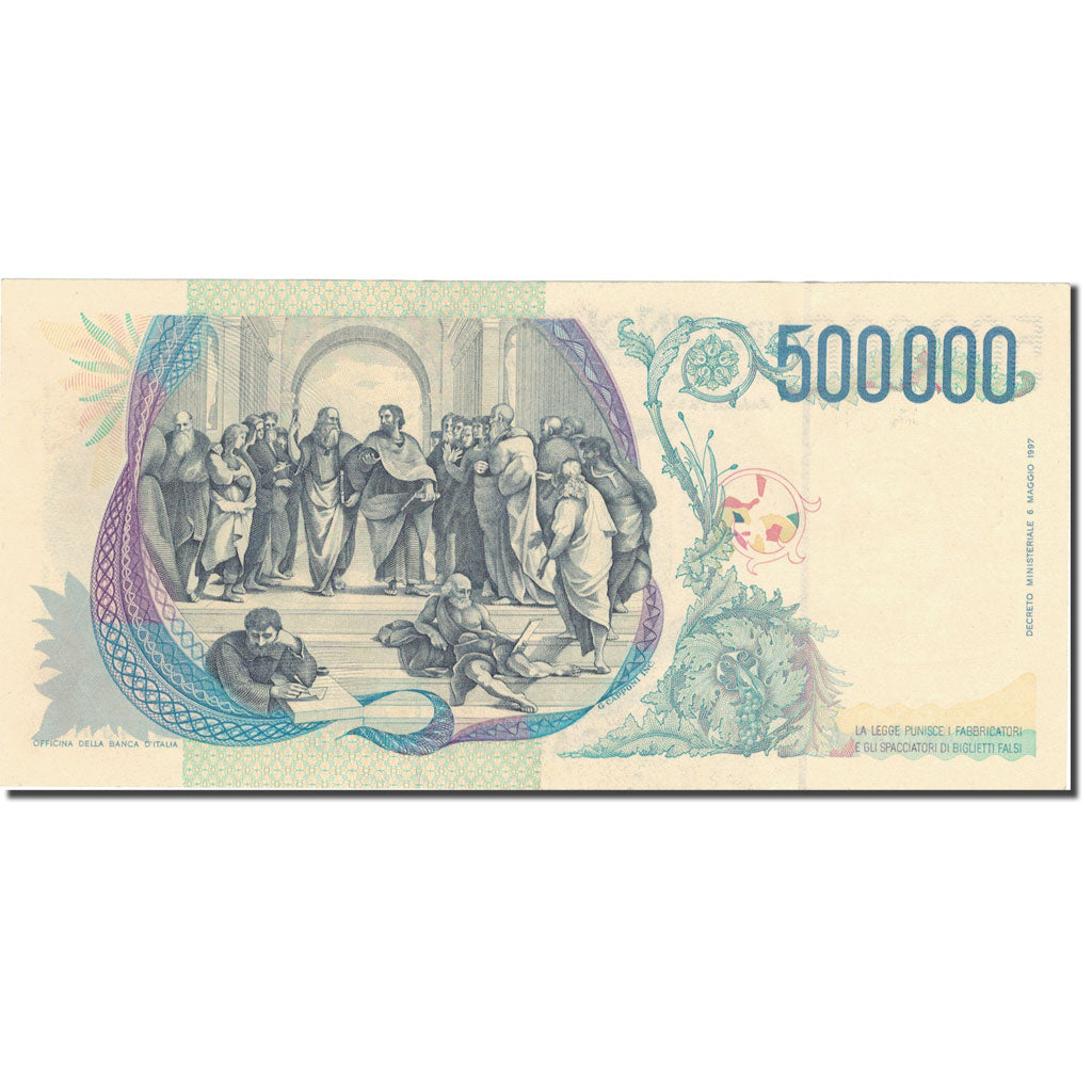 Banknote, Italy, 500,000 Lire, 1997, 1997-05-06, KM:118, UNC(63)