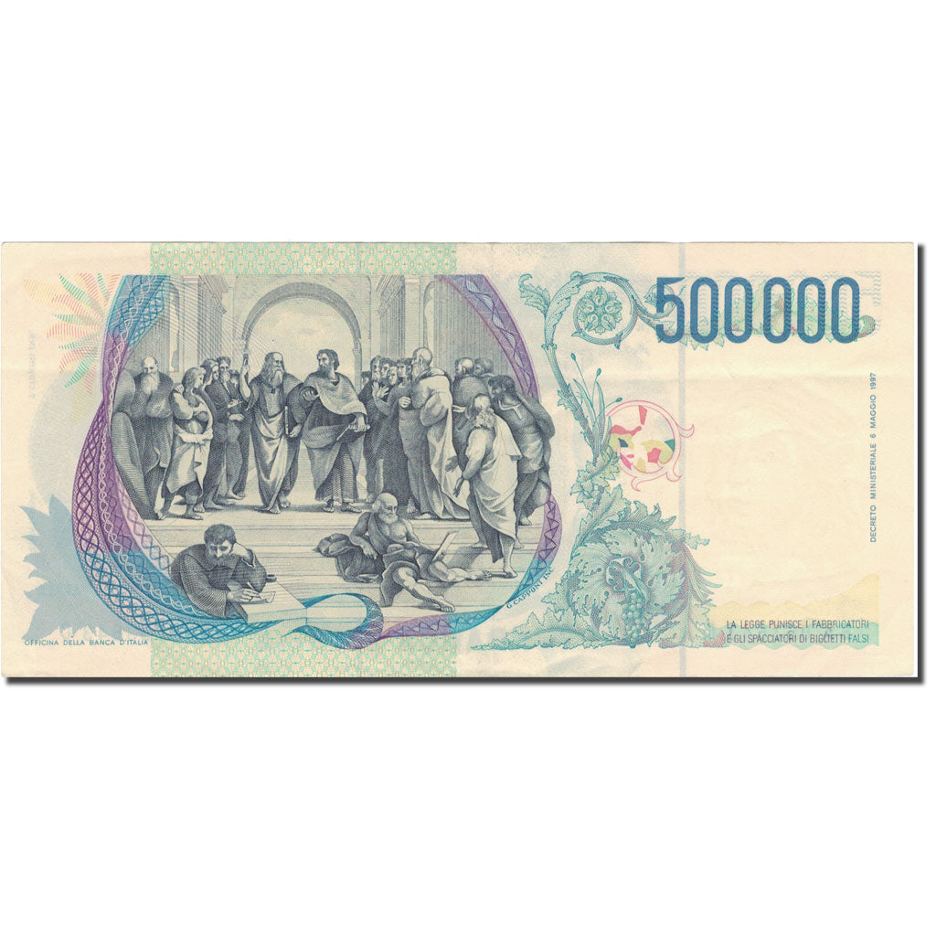 Banknote, Italy, 500,000 Lire, 1997, 1997-05-06, KM:118, UNC(63)