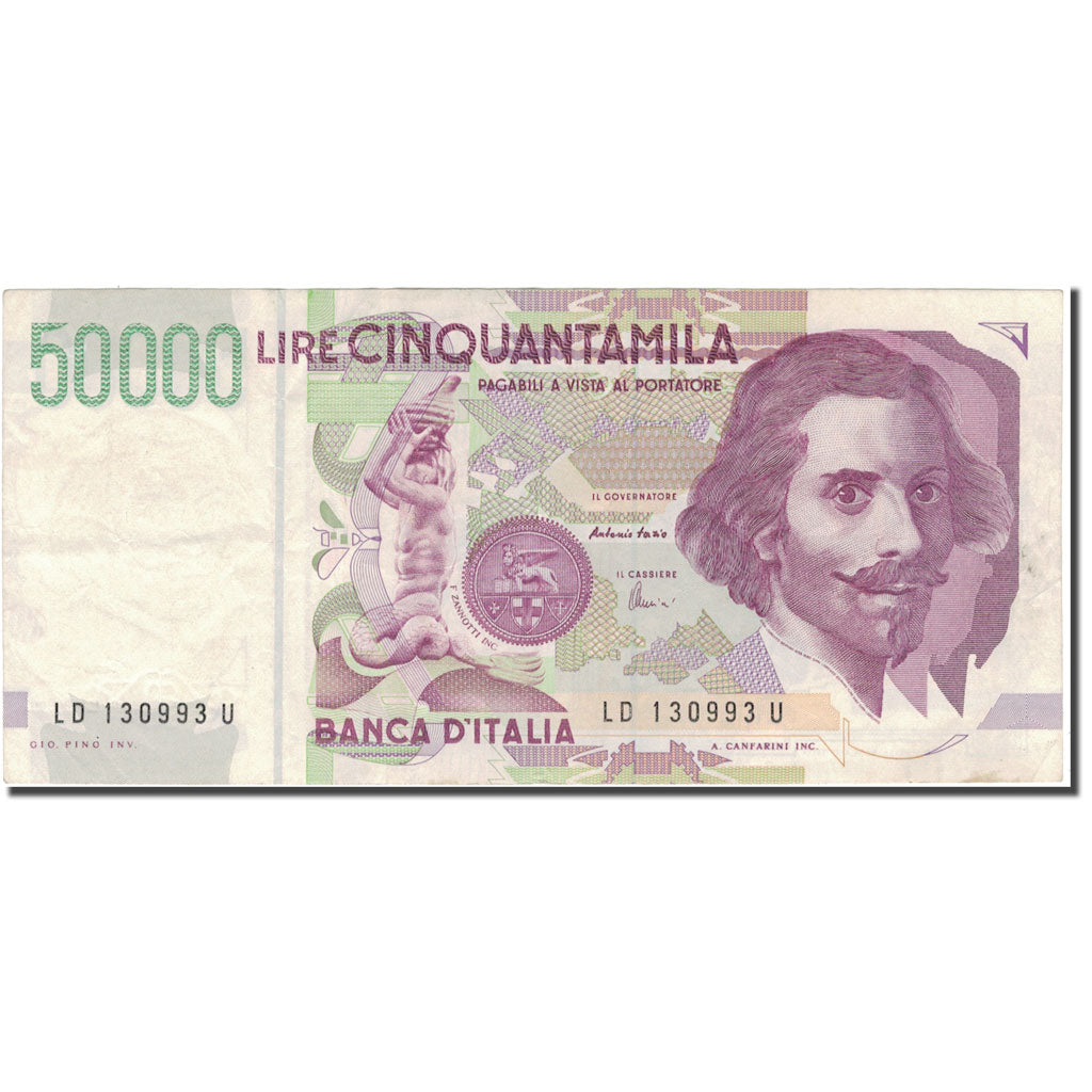 Banknote, Italy, 50,000 Lire, 1997, 1997-05-06, KM:116c, EF(40-45)