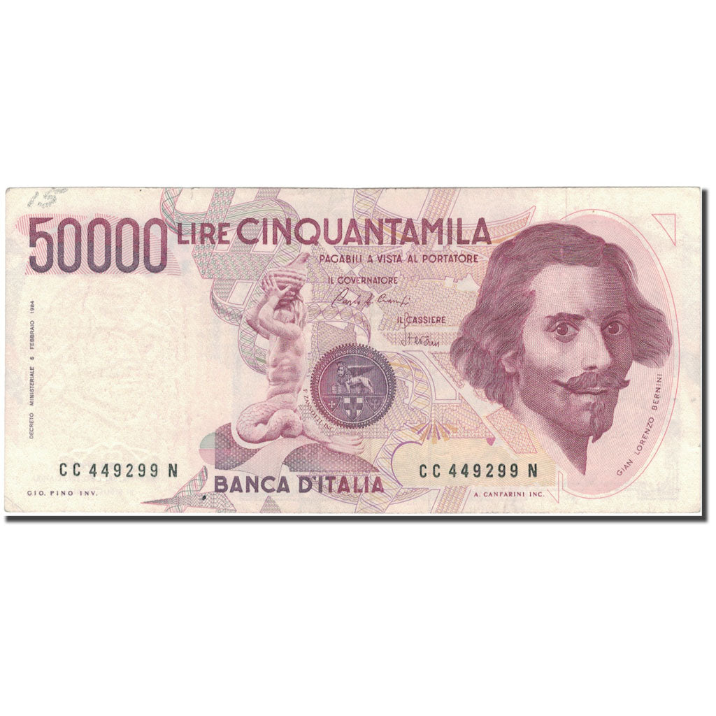 Banknote, Italy, 50,000 Lire, 1984, 1984-02-06, KM:113a, EF(40-45)