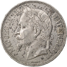 FRANCE, Napoléon III, 5 Francs, 1868, Strasbourg, KM #799.2, EF(40-45), Silver,